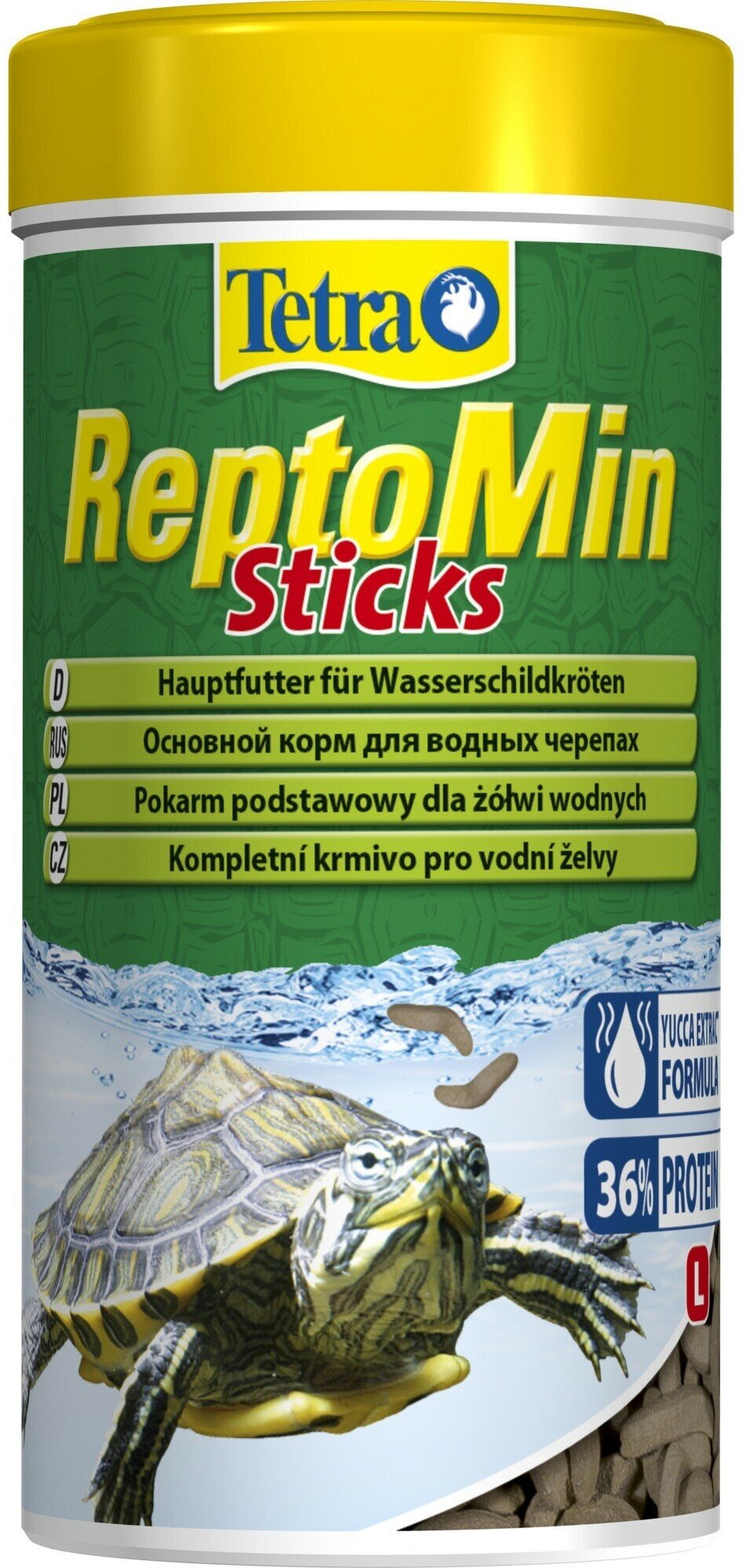Корм Tetra ReptoMin Sticks 250 мл, палочки для водных черепах. Срок до 25.11.2025г! — фото 1