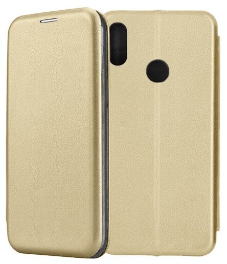 Чехол-книжка Fashion Case для Huawei Honor 8A / 8A Pro золотой