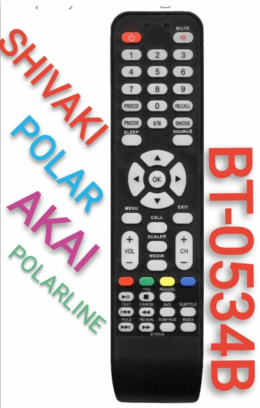 Пульт huayu BT-0534 для SHIVAKI, Polar, AKAI, polarline телевизора