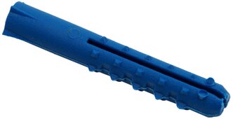 Дюбель распорный с "шипами", синий цвет 6x35, 1000 шт.