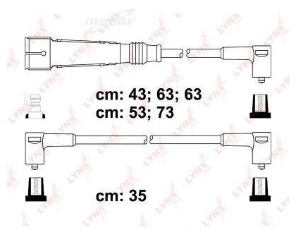 LYNXAUTO SPE8005 Комплект высоковольтных проводов