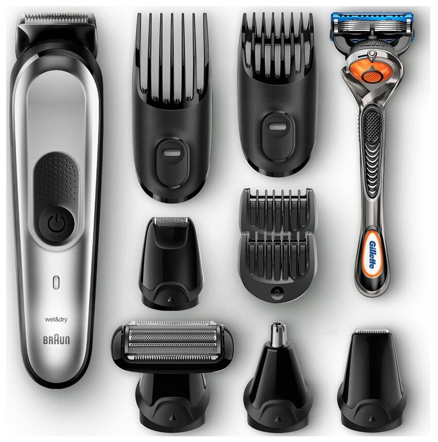 Триммер для лица BRAUN MGK7220 + Gillette Fusion5 ProGlide