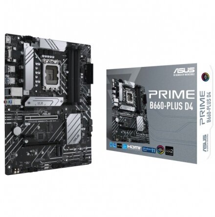 Материнская плата Asus PRIME B660-PLUS D4 (LGA1700, ATX)