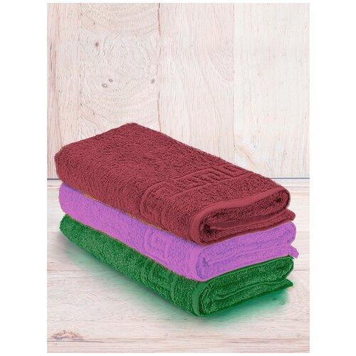 фото Набор махровых полотенец yasmin 3шт(50*90) туркмения