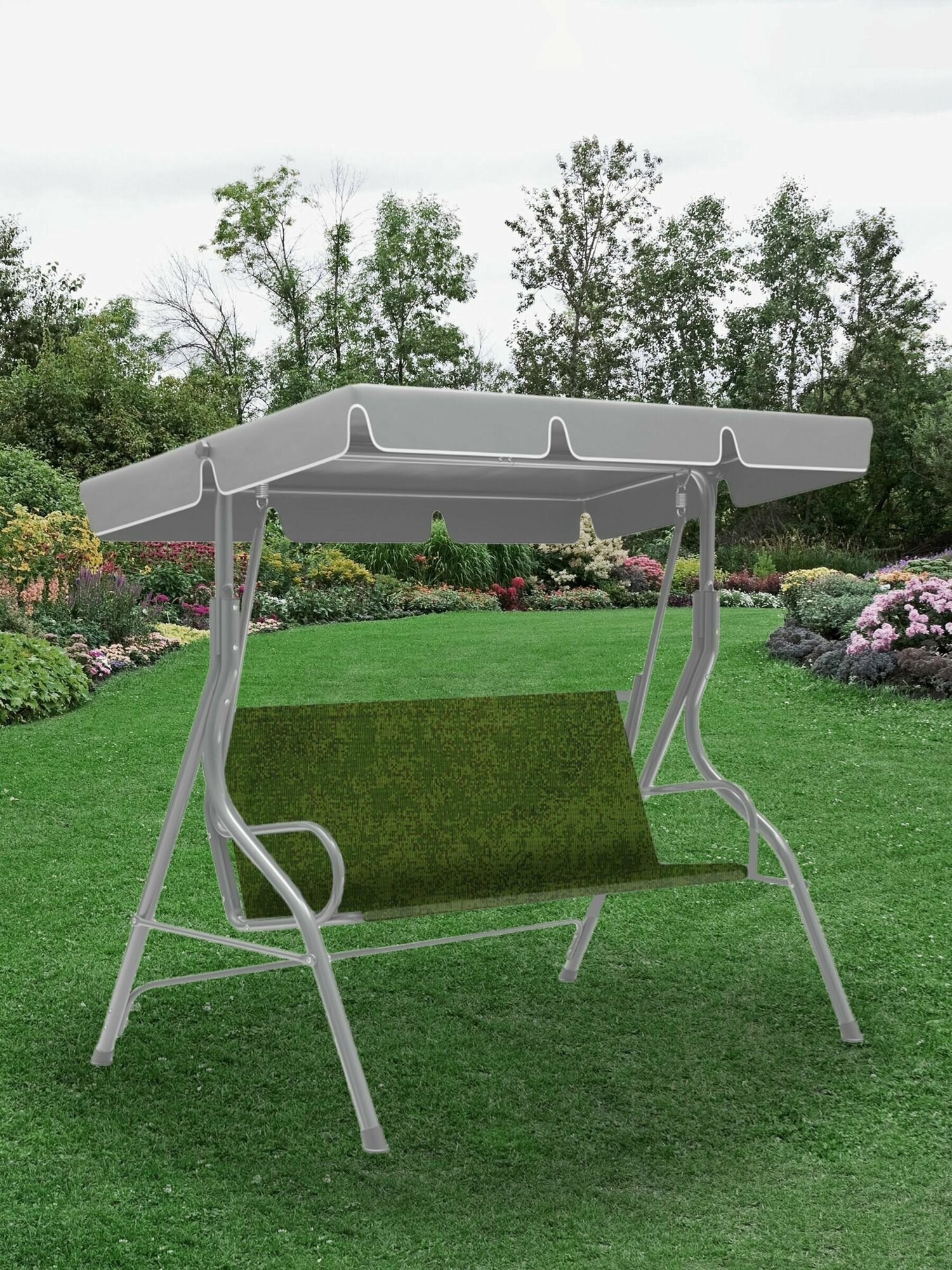 Сиденье для качелей садовых 1500x400/400 мм. (оксфорд 600, цифра), Tplus - фотография № 2