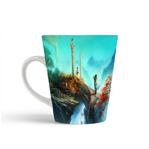 фото Кружка-латте coolpodarok jade dynasty китайская культура приветствие сакура