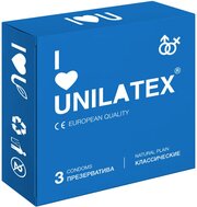 Unilatex / Презервативы Unilatex Natural Plain 3 шт, классические.