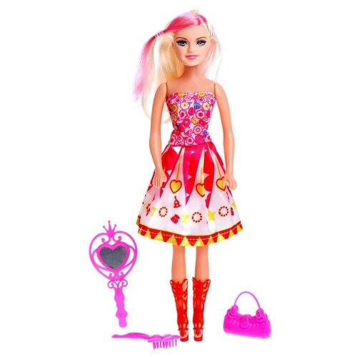 фото Кукла-модель «даша» в платье, с аксессуарами, микс no name