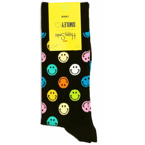 фото Мужские носки happy socks, 1 пара, фантазийные, размер 36-40, голубой