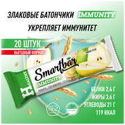 Батончик мюсли Smartbar IMMUNITY "Медовая груша с имбирём" 40г (20 шт)