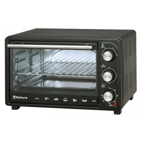 Мини-печь ростер Sakura SA-7026B черная 1119700₽