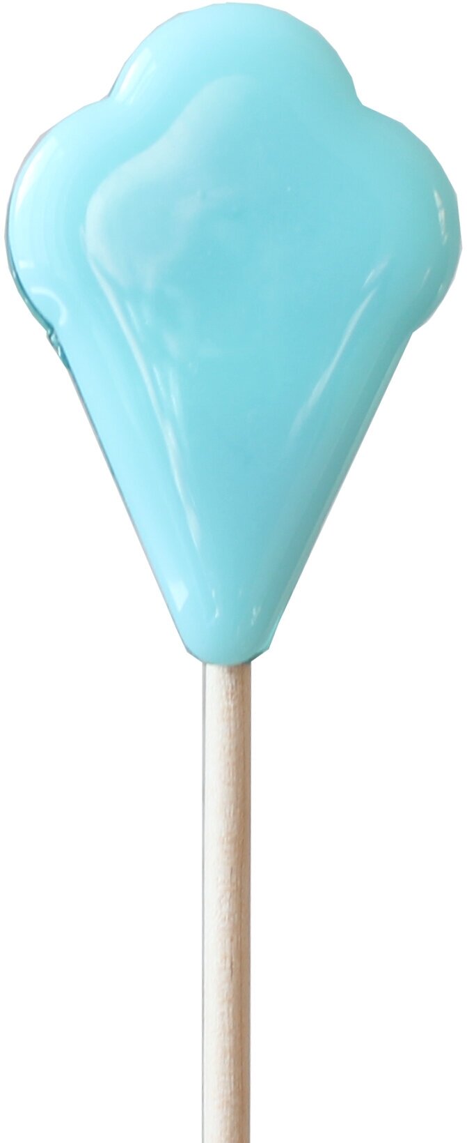 Карамель, леденец на палочке Погремушка Мороженое голубое (1шт по 35г) - фотография № 3