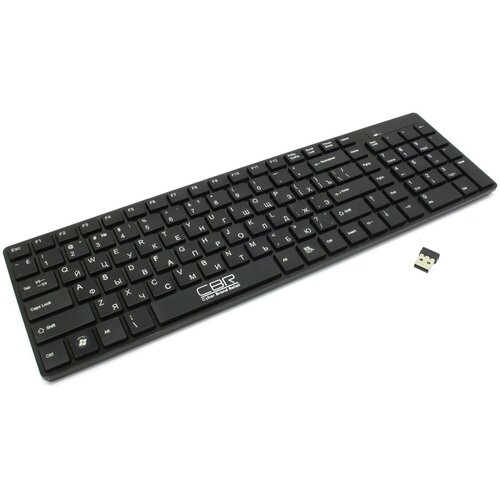 Клавиатура CBR KB 460WB Keyboard USB передатчик черная беспроводная 76000₽
