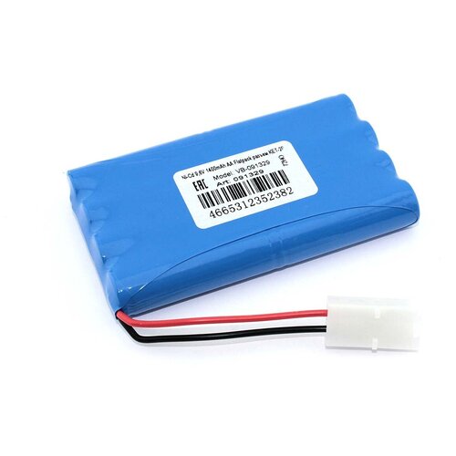 Аккумулятор Ni-Cd 9,6V 1400mAh AA Flatpack разъем KET-2P