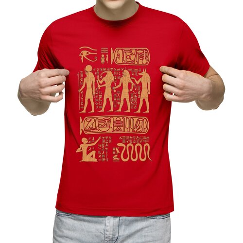футболка us basic размер m красный Футболка Us Basic, размер M, красный