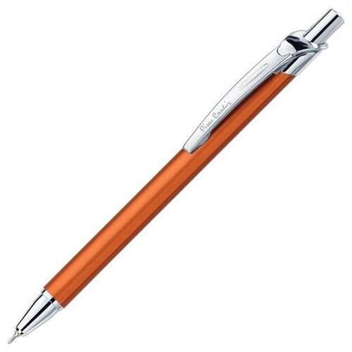 Ручка шариковая Pierre Cardin ACTUEL PC0506BP, алюминий, оранжевая 9231285