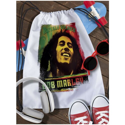 Мешок для сменной обуви Bob Marley - 5
