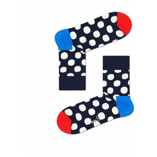 Носки Happy Socks, размер 25, синий, мультиколор dot mens dress socks high quality crew gentlemen business sock exotic formal wear suit fashion men sexy socks