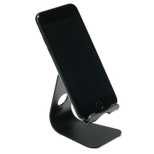 фото Подставка для телефона, с регулируемым углом наклона, металл, чёрный 2975646 . сима-ленд