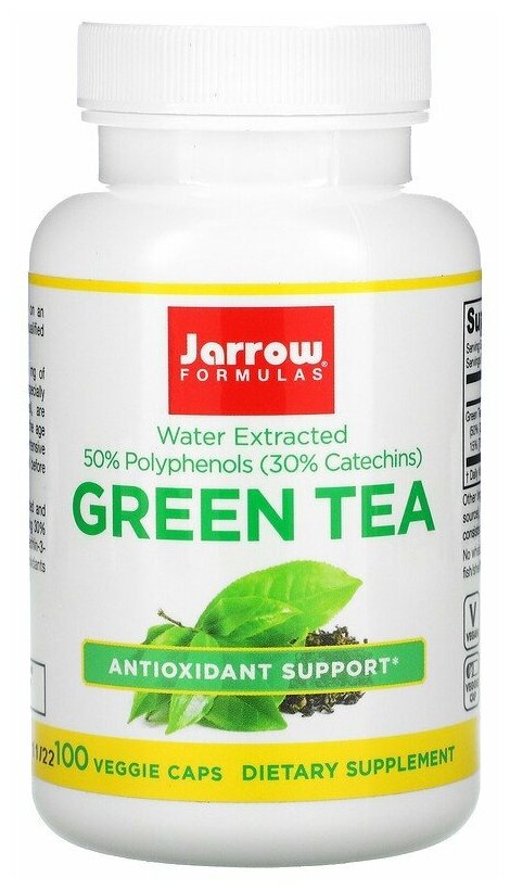 Jarrow Formula Jarrow Formulas Green Tea (зеленый чай) 500 мг 100 капсул