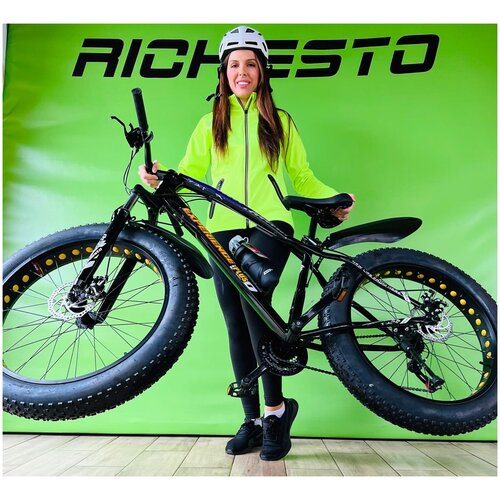 Велосипед фэтбайк Richiesto 26 колёса подростковыйвзрослыйженскиймужской 1999200₽