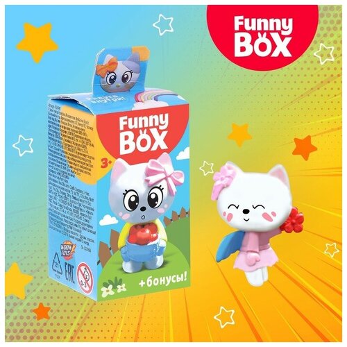 WOOW TOYS Набор для детей Funny Box «Котик» Набор: радуга, инструкция, наклейки, микс