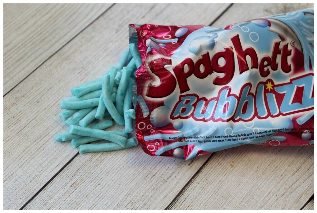 Жвачка Lutti Spaghetti Gum Bubblizz (3 шт. по 35 гр.) - фотография № 3