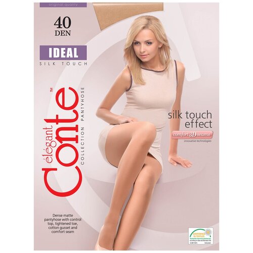 Колготки Conte Elegant Ideal, 40 den, размер 5, beige