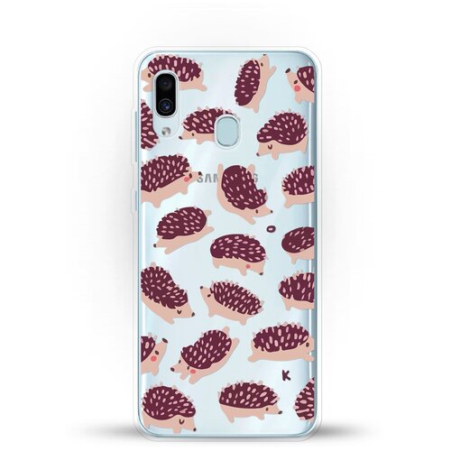 фото Силиконовый чехол ёжики на samsung galaxy a20 andy & paul
