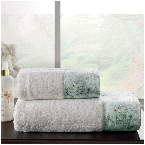 фото Tivolyo home polina лицевое полотенце кремовый