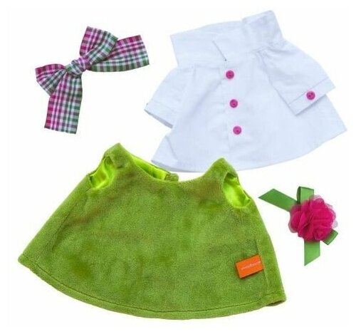 Одежда для кошечки ЛиЛи - Бархатный сарафан и рубашка, 27 см / BUDI BASA / Подарочная коробка в комплекте