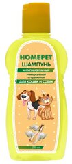 HOMEPET универсальный 220 мл шампунь антипаразитарный для кошек и собак с гераниолом