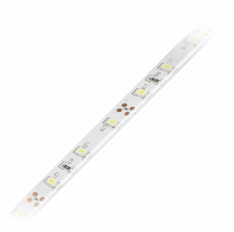 Светодиодная лента Volpe 4.8W/m 60LED/m 2835SMD теплый белый 5M ULS-Q323 2835-60LED/m-8mm-IP65-DC12V-48W/m-5M-3000K UL-00004533