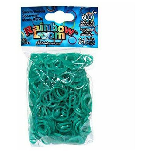 фото Резинки для плетения браслетов rainbow loom мятные леденцы, sweets spearmint (b0140)