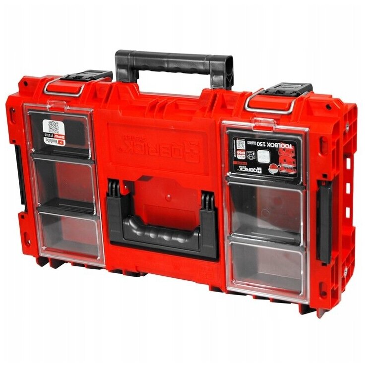 Ящик для инструментов Qbrick System PRIME Toolbox 150 Profi Red Ultra HD Custom535x327x141 мм