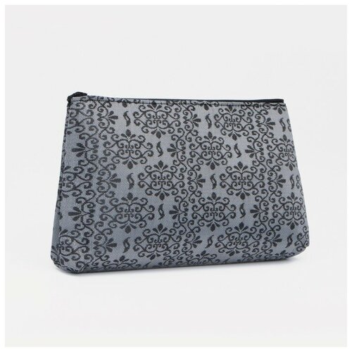 фото Косметичка на молнии, серый без бренда