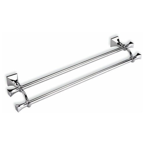 Полотенцедержатель StilHaus Prisma двойной, хром
