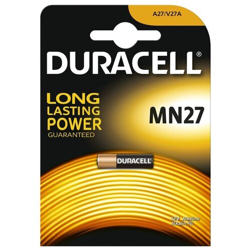 Duracell 5007388 Щелочная батарейка MN27 для сигнализаций MN27