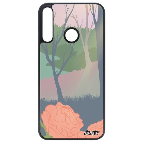 фото Красивый чехол на смартфон // huawei p40 lite e // "лесные розы" природа дерево, utaupia, цветной
