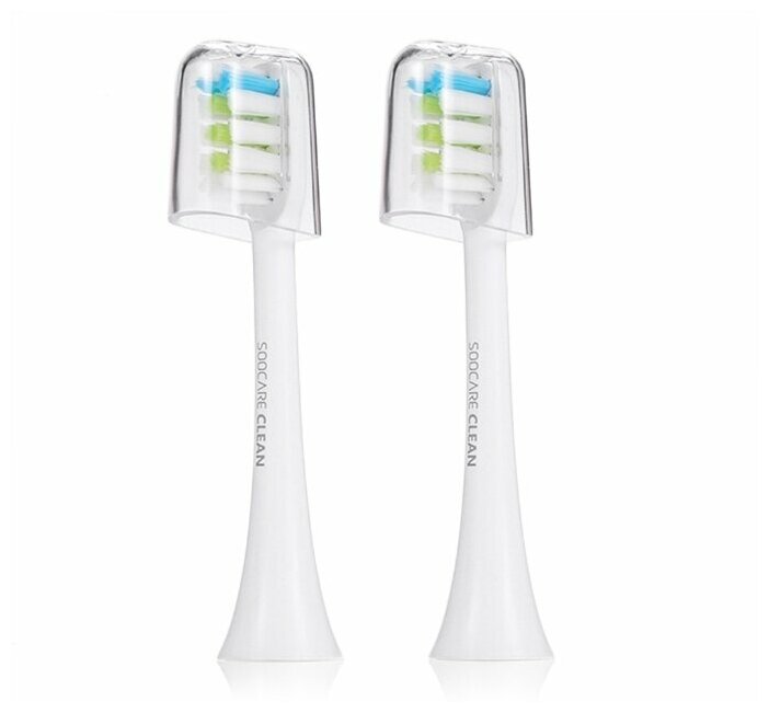 Насадка для зубной щетки Soocas Sonic Electric Toothbrush 2шт, Белый, BH01-P, D3/X1/X3/X3U/X5/V1/X3 PRO - фотография № 15