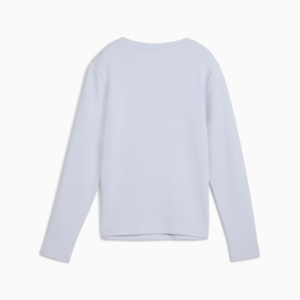 Лонгслив PUMA Her SliFit, размер L, , голубой — фото 1