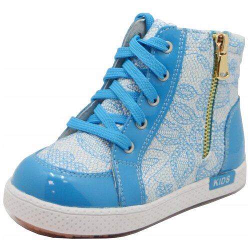 фото Tom.m a-t02-64-gv детские ботинки голубой искусственная кожа, размер 21