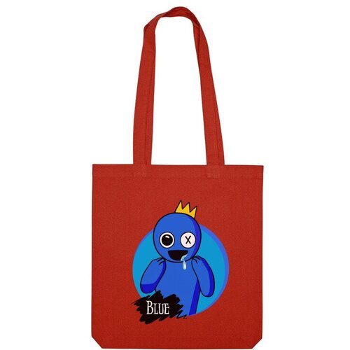 Сумка шоппер Us Basic, красный сумка синий радужный друг фиолетовый