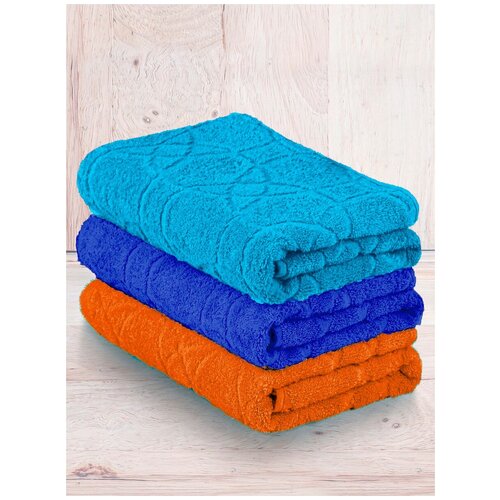 фото Набор махровых полотенец yasmin 3шт(50*100) туркмения