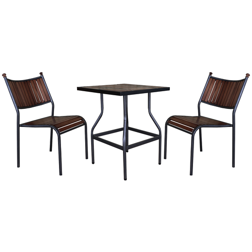 Набор мебели Бетта Мини арт. B574/2-МТ001 серый, коричневый, каркас mirsant бетта 150