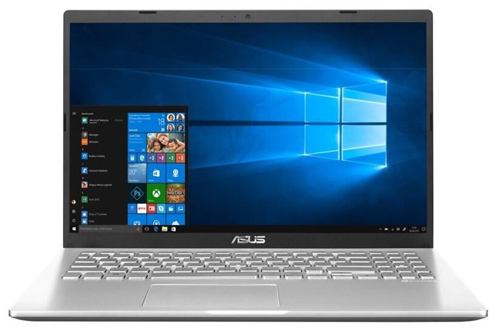 Ноутбук ASUS X509FA-BR949T 90NB0MZ1-M18860 (Intel Core i3-10110U 2.1GHz/4096Mb/256Gb SSD/Intel HD Graphics/Wi-Fi/Cam/15.6/1366x768/Windows 10 64-bit)