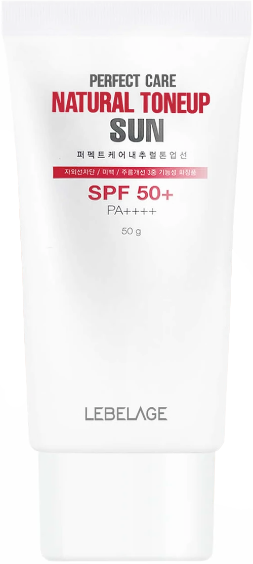 Крем для лица солнцезащитный Lebelage Perfect Care Natural Tone Up Sun SPF50+, 50 г