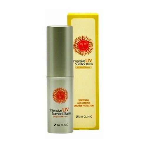 3W Clinic Бальзам-стик интенсивный солнцезащитный SPF50+ PA++++ - Intensive uv sunstick balm, 10г