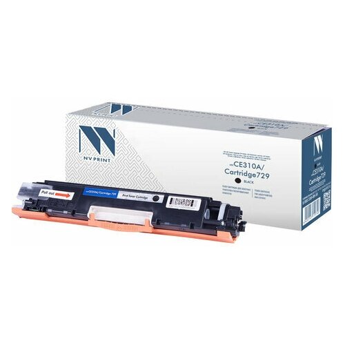 Картридж Unitype лазерный NV PRINT (NV-CE310A/729Bk) д. - (1 шт) тонер картридж t2 для canon tc c729c для canon i sensys lbp7010c 7018c hp lj pro cp1025 1025nw pro 100 mfp m175a pro 100 m175nw 1200 стр голубой