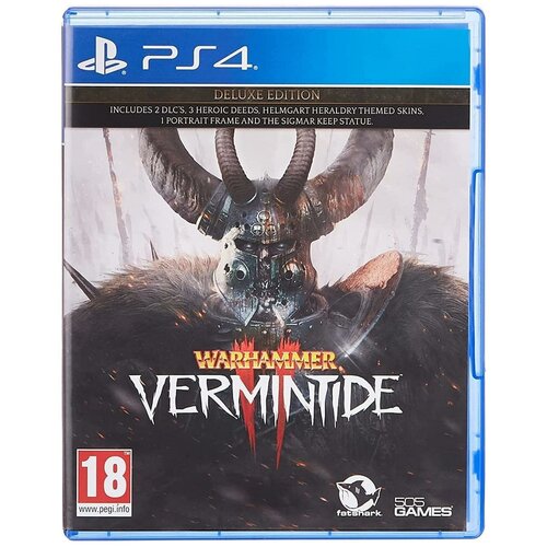 Игра Warhammer: Vermintide 2 Deluxe Edition (PS4, русская версия) игра для sony ps4 wolfenstein youngblood deluxe edition русская версия